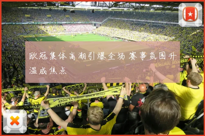 欧冠集体高潮引爆全场 赛事氛围升温成焦点